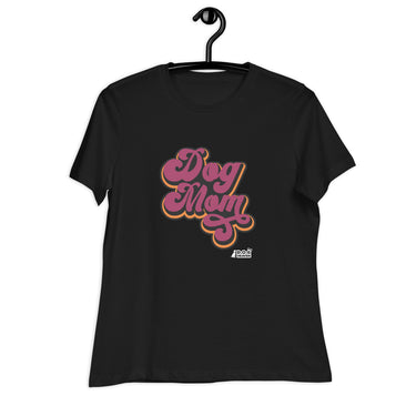Cursive Dog Mom Women's Relaxed T-Shirt
